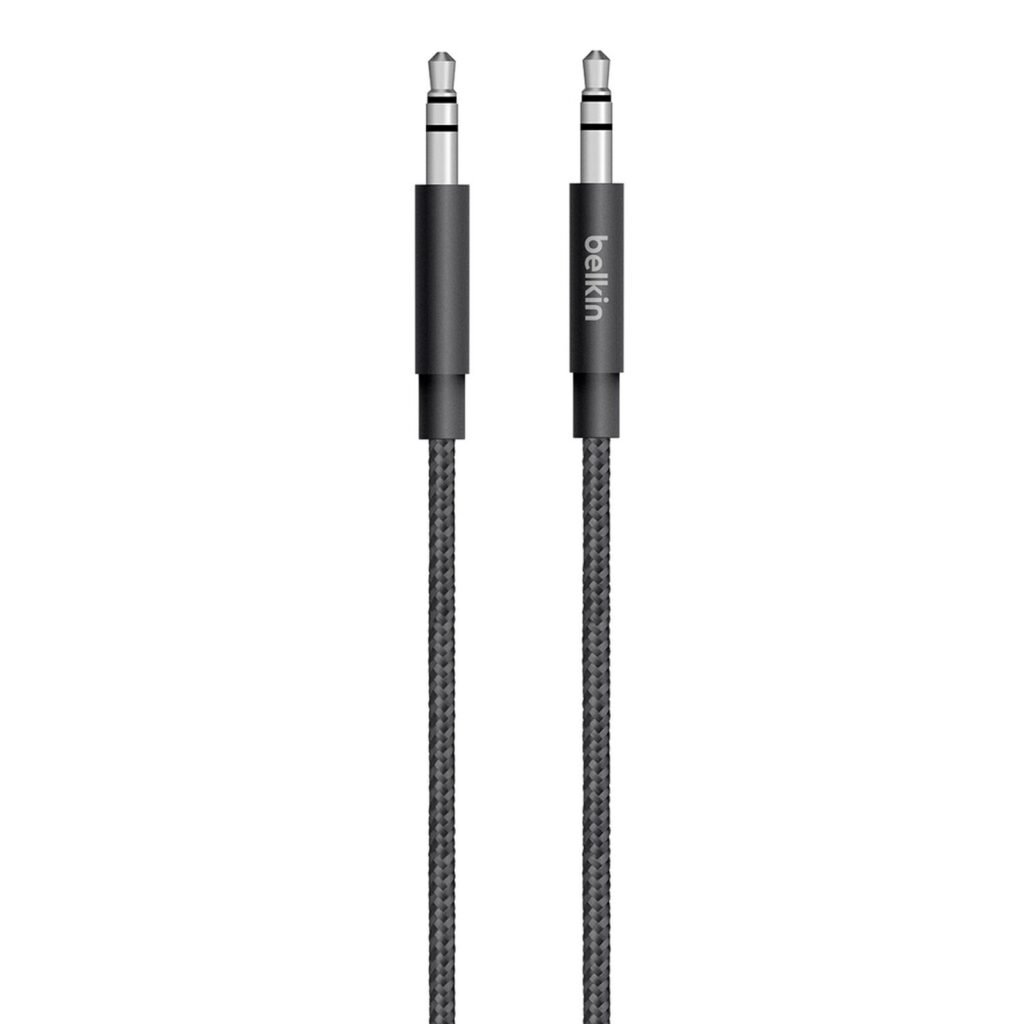 كيبل Belkin AUX 3.5 ملم أسود موديل AV10164BT04-BLK