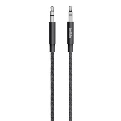 كيبل Belkin AUX 3.5 ملم أسود موديل AV10164BT04-BLK