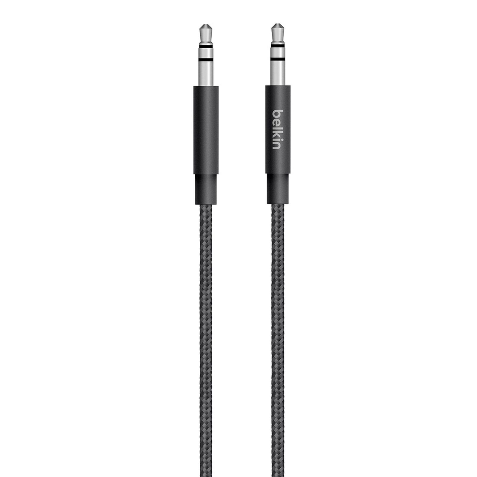 كيبل Belkin AUX 3.5 ملم أسود موديل AV10164BT04-BLK